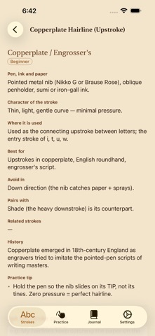 CalligraphyStrokes Screenshot 2 of 5