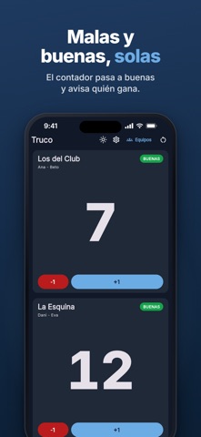 Truco: Contador y equipos screenshot 4
