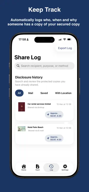 Safe2Share ID screenshot 4