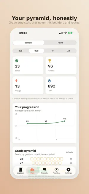 Cragly: Climbing Log & Stats screenshot 2