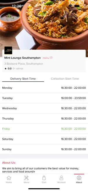 Mint Indian Restaurant screenshot 3