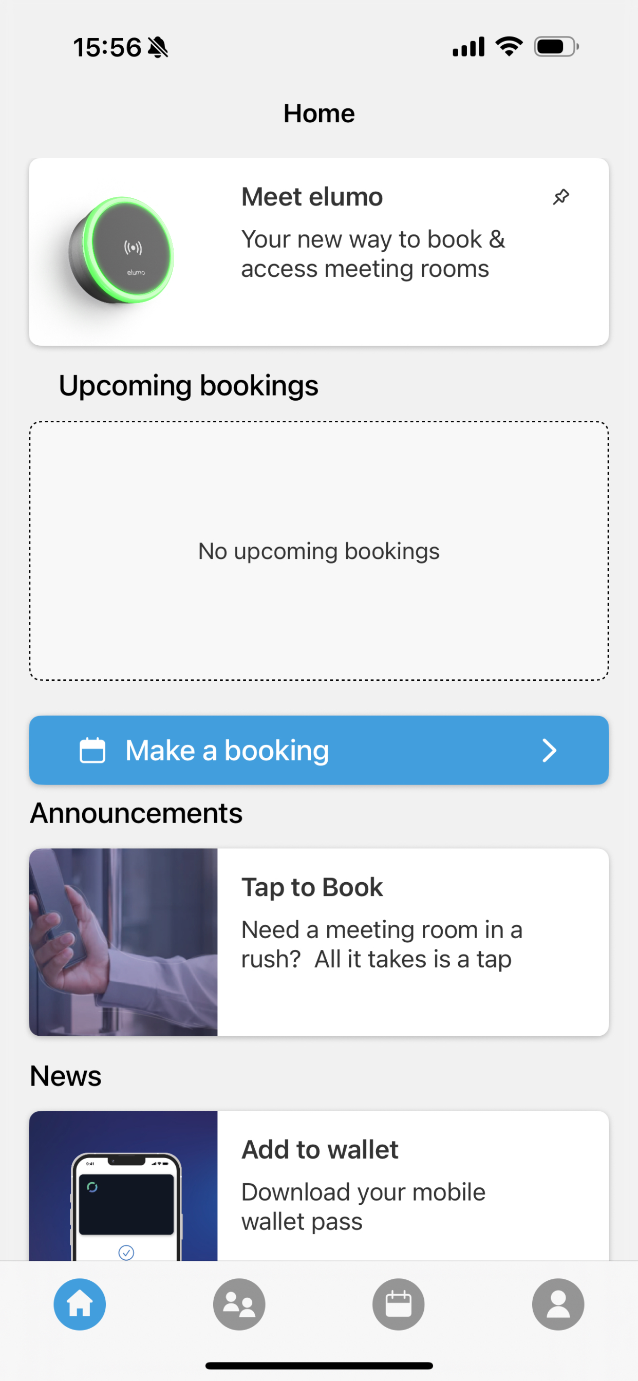 1FA Storey room booking screenshot 3
