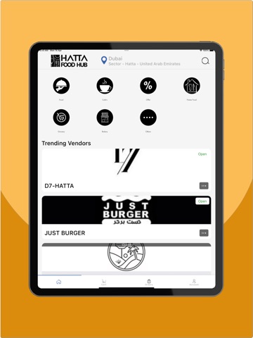 HattaFoodHub iPad screenshot