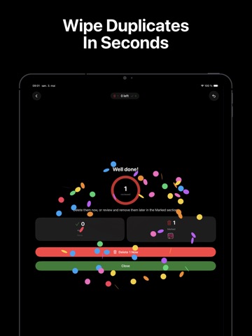 Marked. Swipe Photo Deleter iPad screenshot