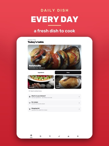 Daily Dish — Recipes iPad screenshot