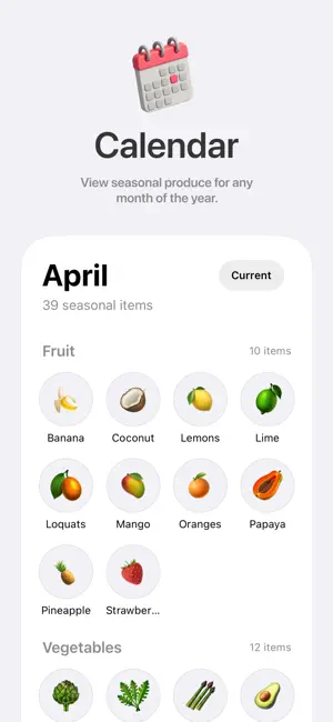 In Season: Seasonal Produce screenshot 3