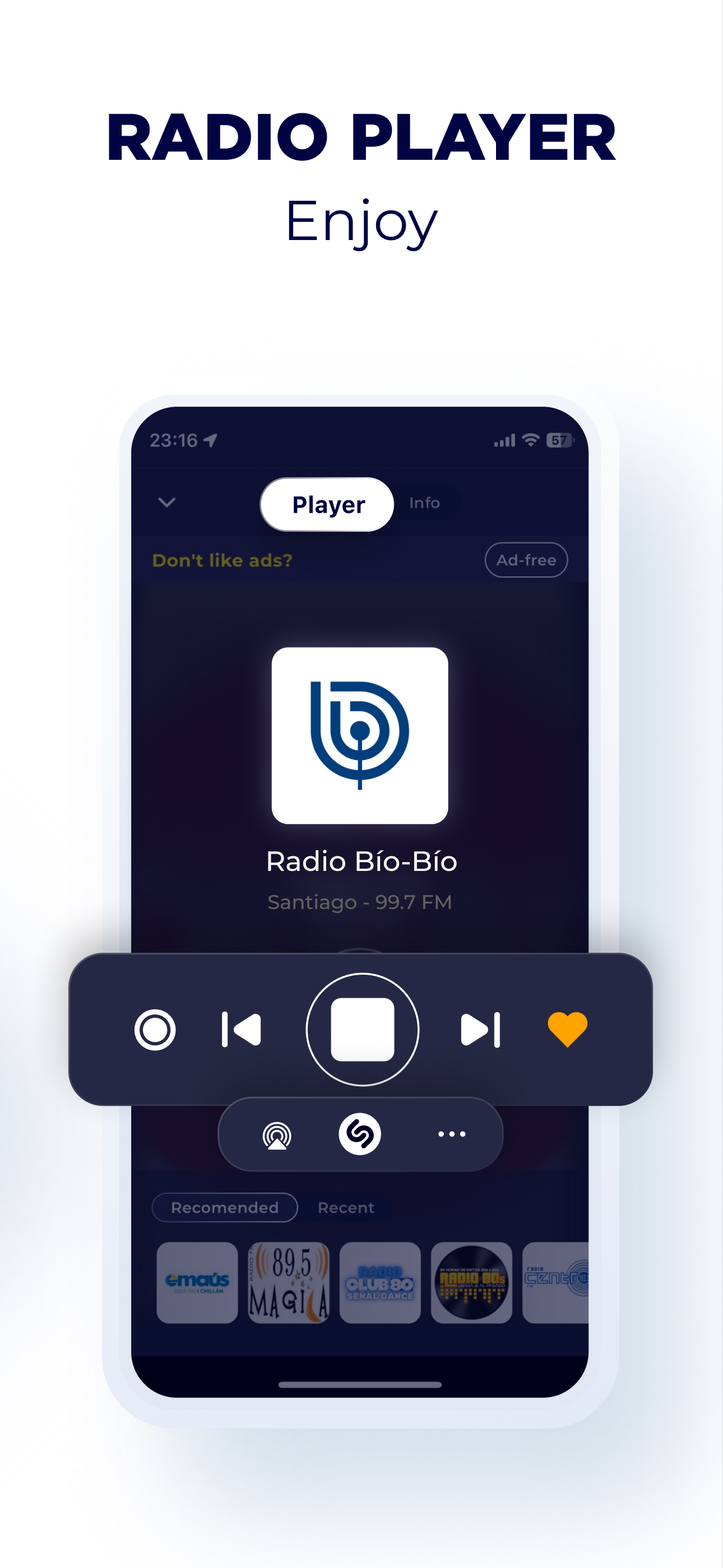 Radio Chile Live FM AM Online