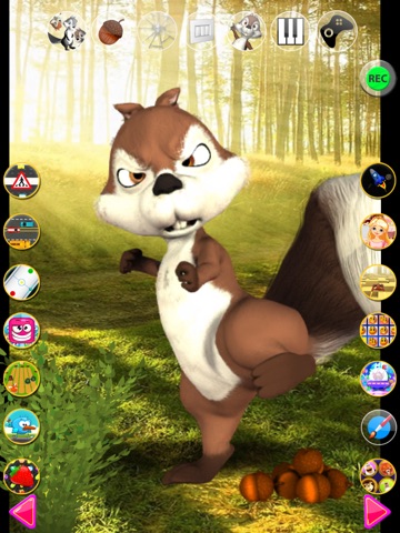 Talking James Squirrel iPad screenshot