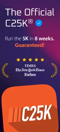 C25K® 5K Running Coach & Map: скриншот 1 из 10