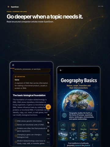 GyanGram iPad screenshot