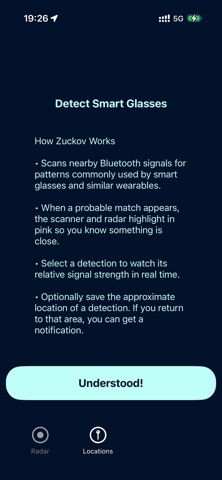 Zuckov - Detect Smart Glasses Screenshot 5 of 6