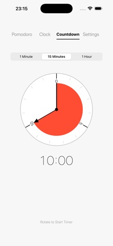 Tilt - Focus Timer & Clock Screenshot 3 of 4