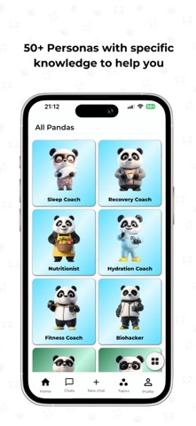 PandaAI: Talk to AI Characters screenshot