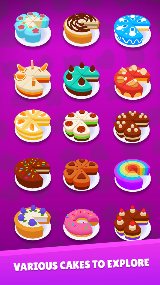 #1. Cake Match: Sort 3D (iOS) Podle: R.G.B. FreezeNova