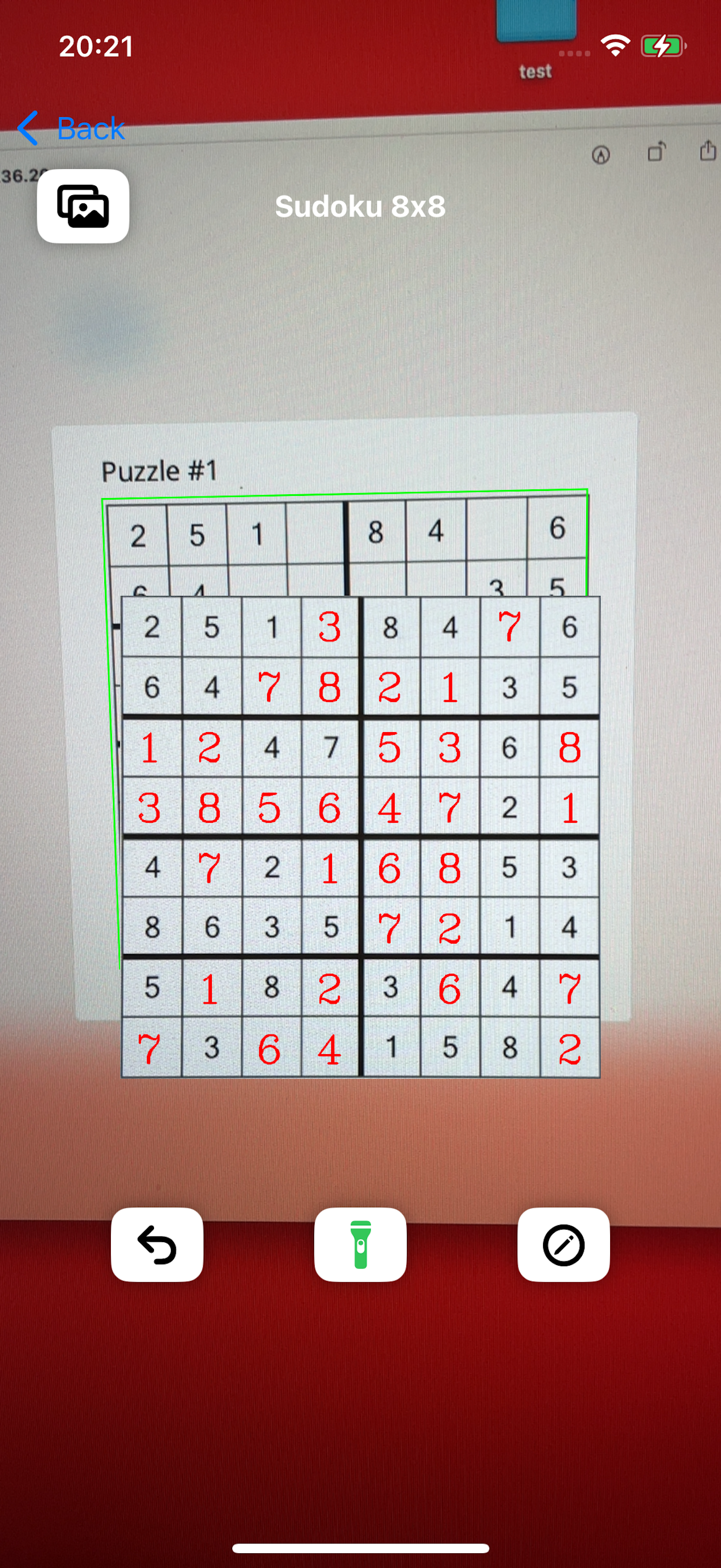 Sudoku Snap Solver
