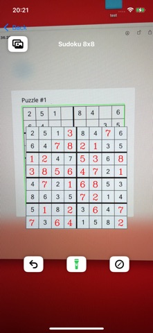 Sudoku Snap Solver iPhone screenshot