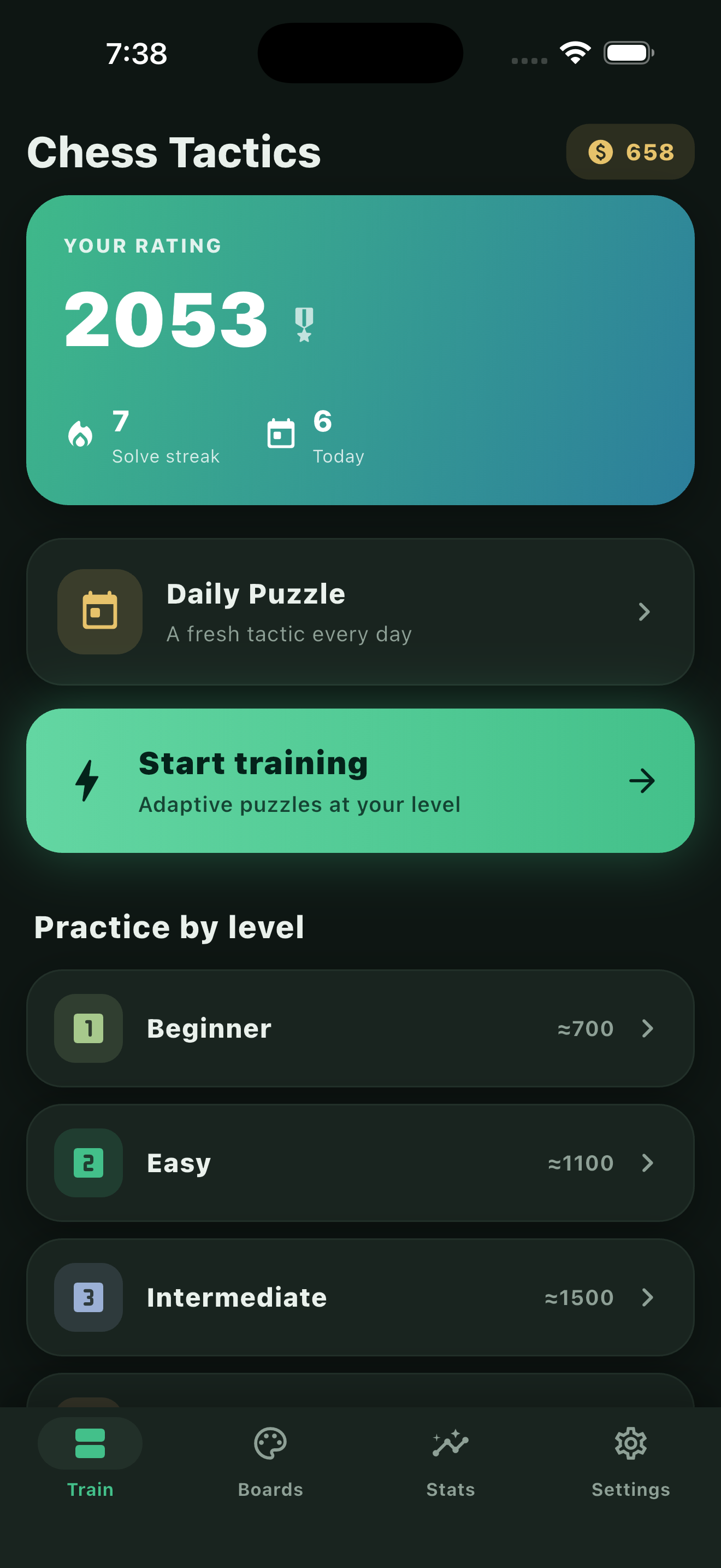 Tacticat: Daily Chess Puzzles screenshot 3