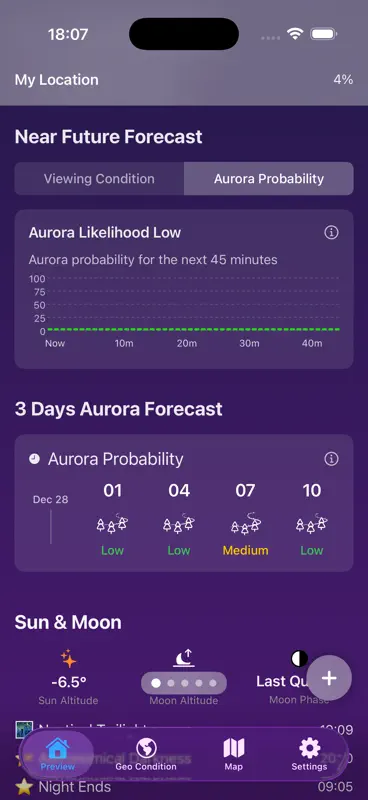Aurora Watcher screenshot 2 of 5