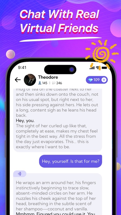 MeetAI：Chat with AI Friend iPhone screenshot 4 - Entertainment app