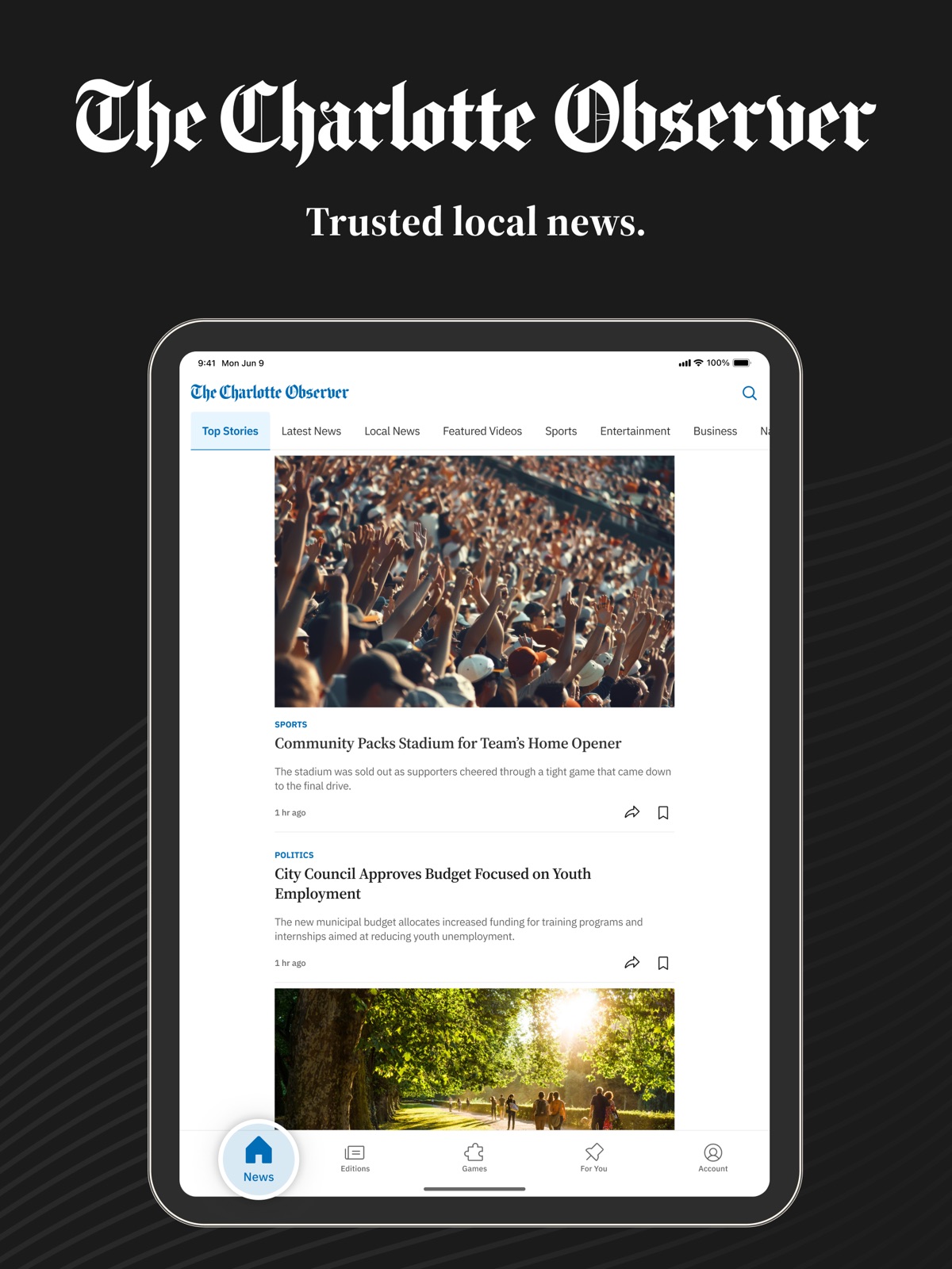 The Charlotte Observer | News ipad screenshot 1