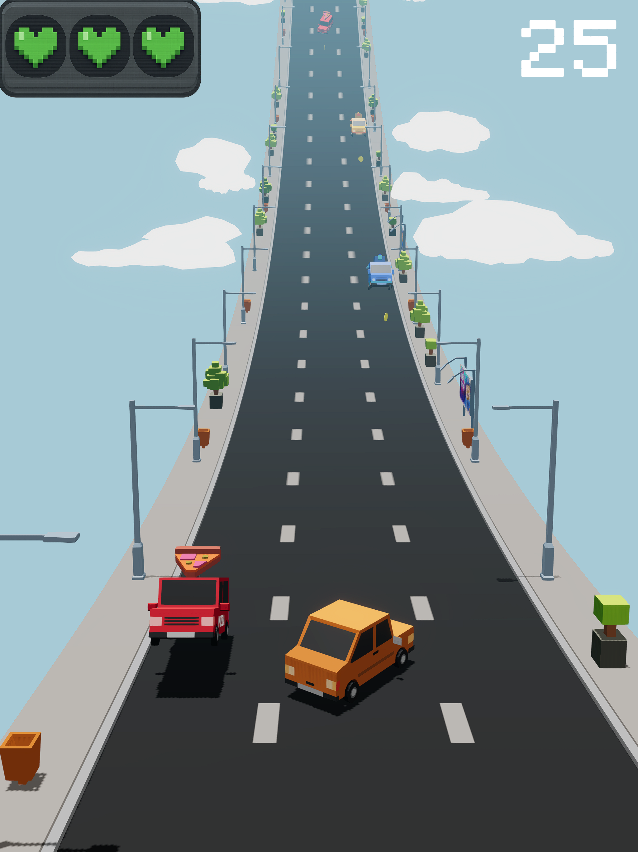 Pixel Traffic Rush screenshot 7