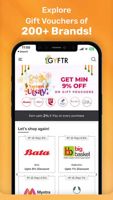 Screenshot #1 pour GyFTR India