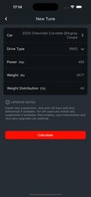 QuickTune - Forza Tuning App screenshot