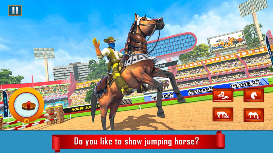 #3. Derby Horse Jumping Games 3d (iOS) Με: Amina Akhtar