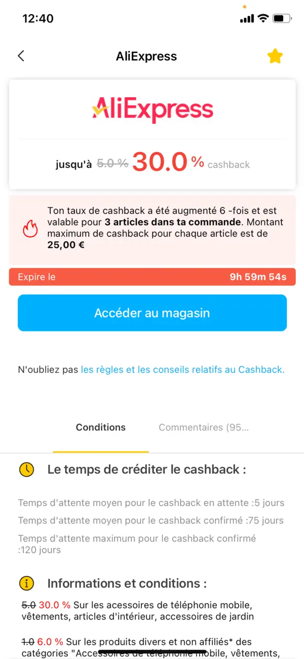 Screenshot #2 pour LetyShops Service de cashback