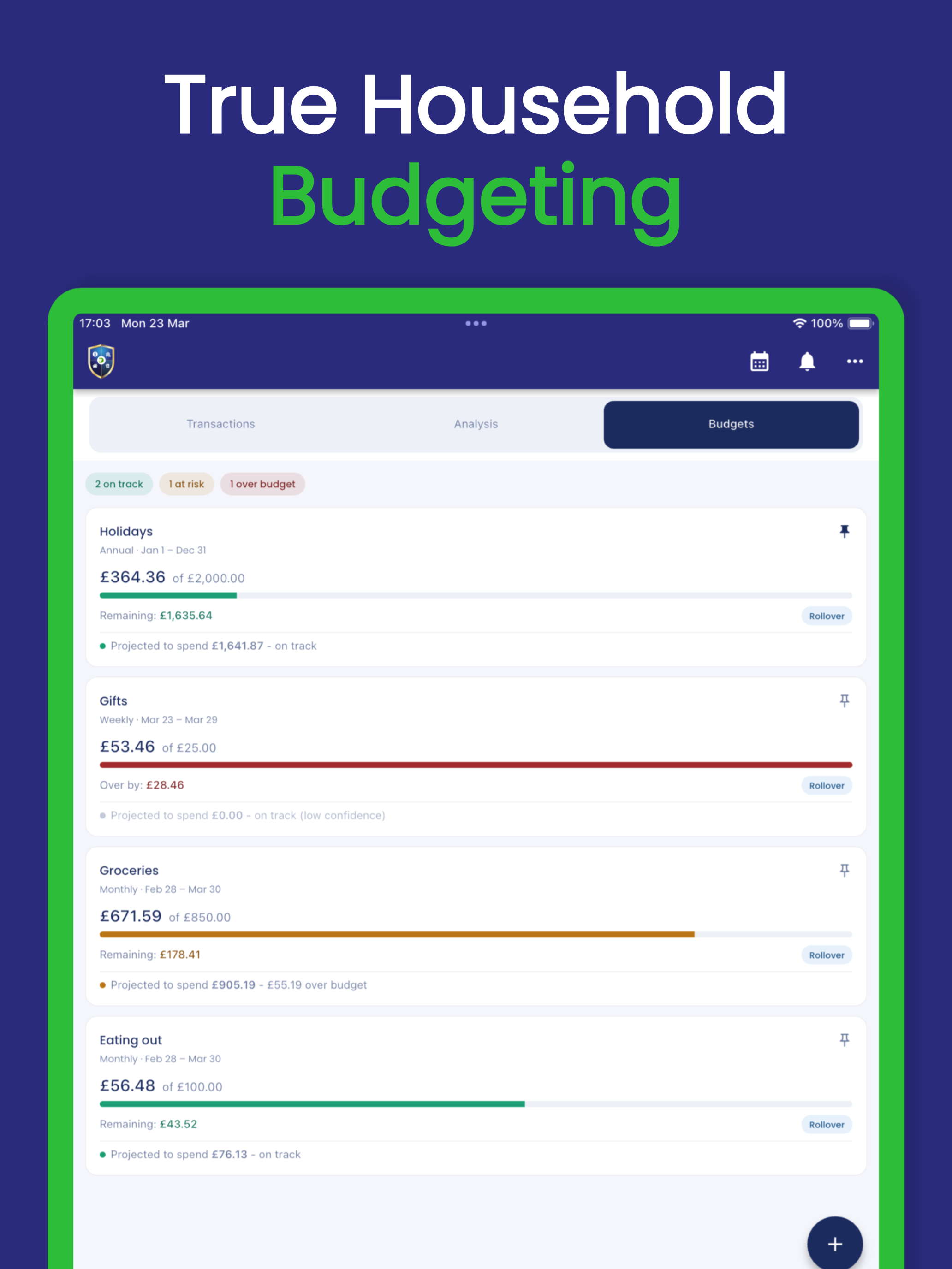 Know Your Dosh: Money Tracker