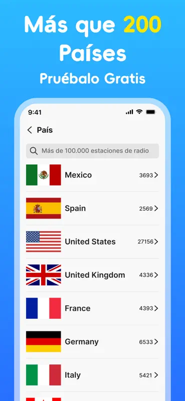 Radio FM – Estaciones en Vivo screenshot 6 of 6