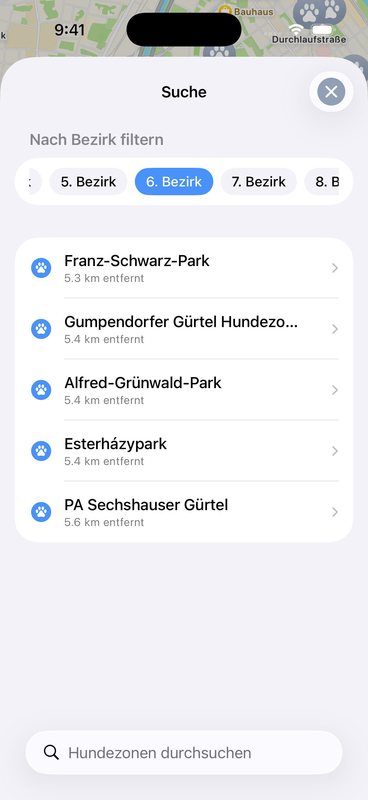 Hundezonen Tracker screenshot 4