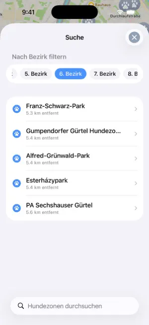Hundezonen Tracker screenshot 4