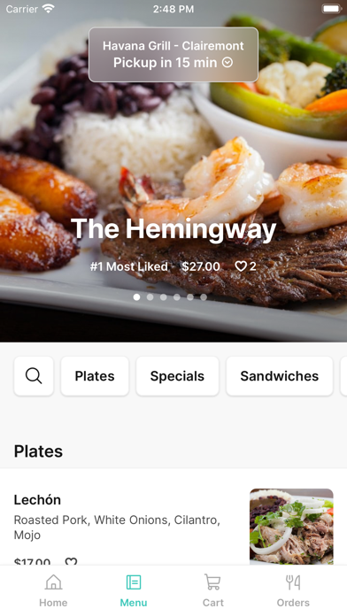 Havana Grill iPhone screenshot 2 - Food & Drink app