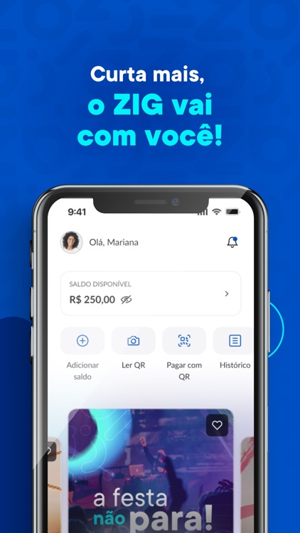 Zig: Ingressos e consumo fácil