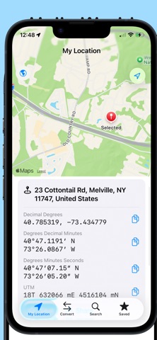 Gps Coordinates - My Location iPhone screenshot