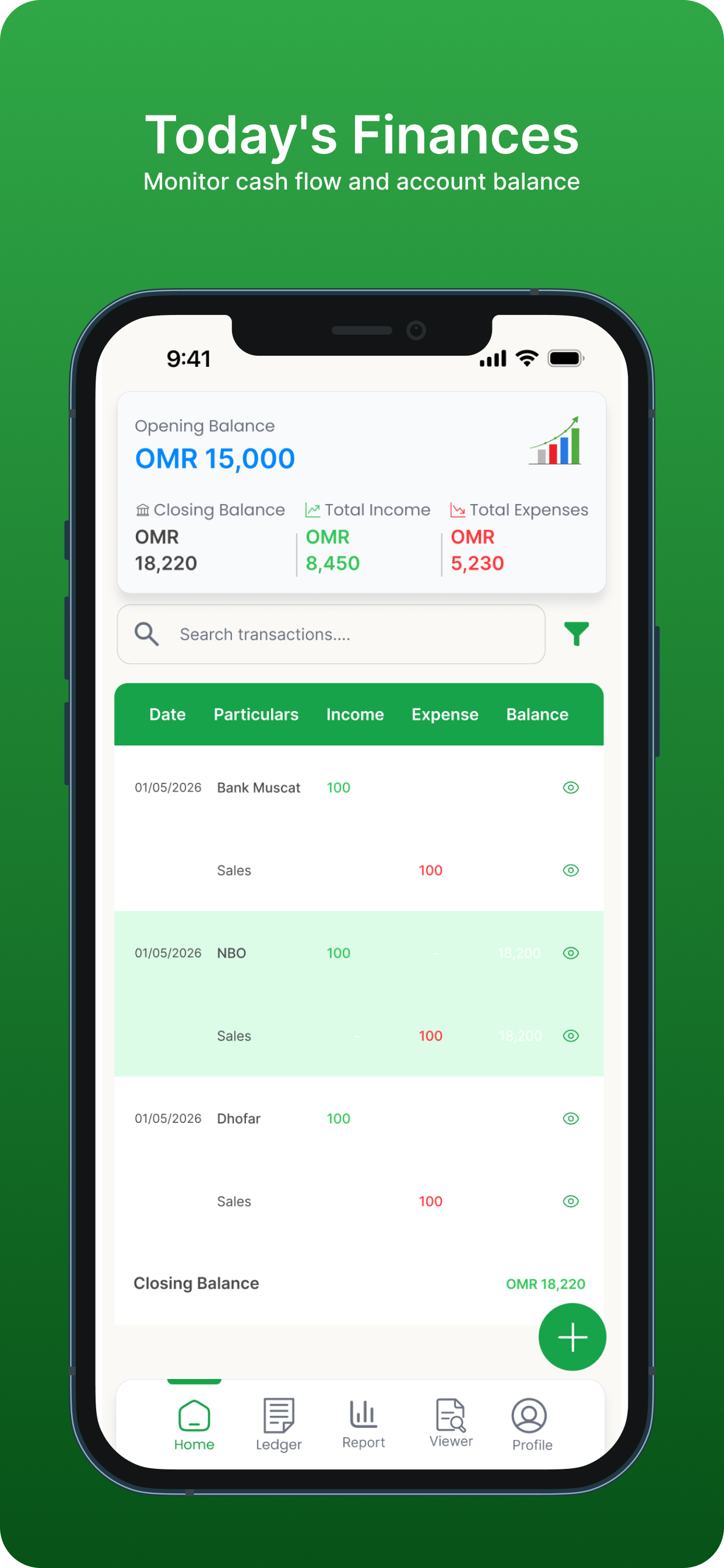 Bizcash Tracker screenshot 2
