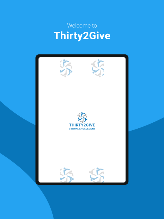 thirty2give iPad screenshot 1 - Social Networking app