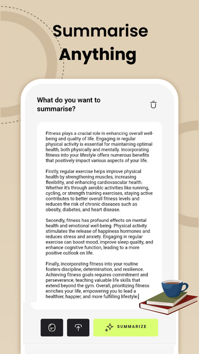 AI Summary: Text & Image Screenshot