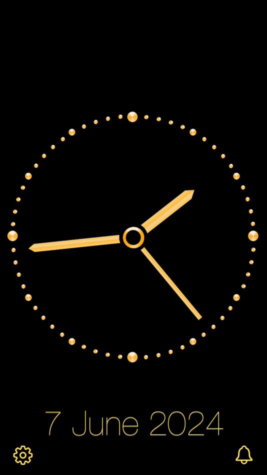 #7. Gold Luxury Clock (iOS) 由: Nitrio