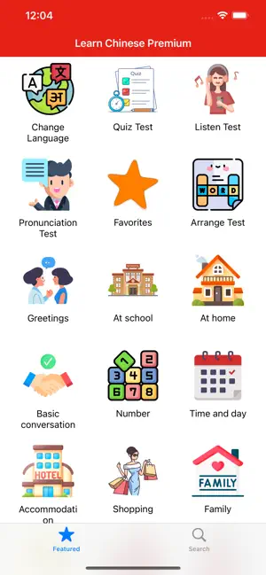 Learn Chinese Phrases Premium screenshot 1