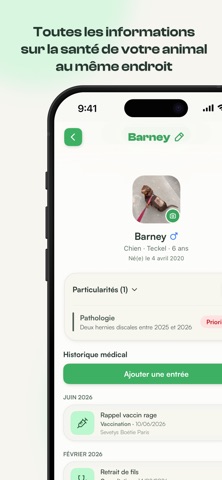 Petivet - Carnet santé animaux screenshot