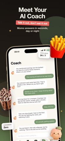 Binge Eating Help: Fudo Screenshot 2 of 6