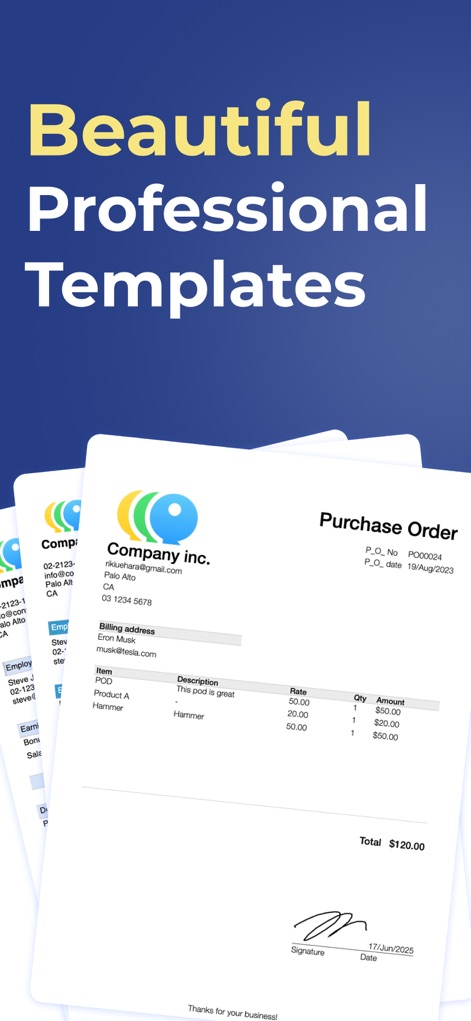 Purchase Order PRO - PO Maker - Business App | MWM