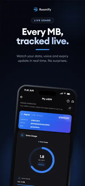 Roamify: Travel eSIM Data Call screenshot 4