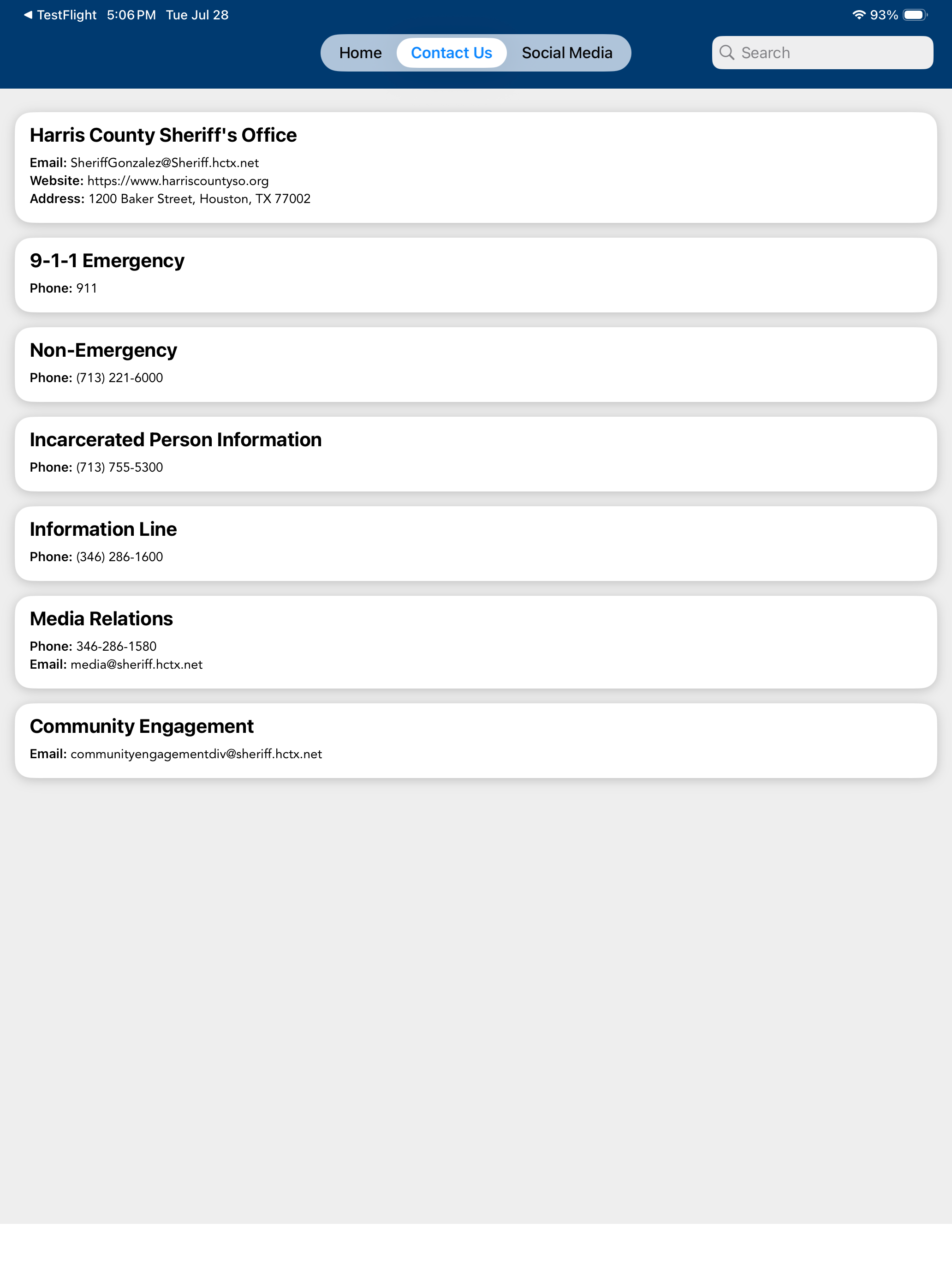 Harris County Sheriff TX screenshot 5