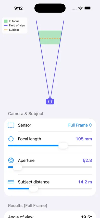 DoF Visualizer screenshot 2