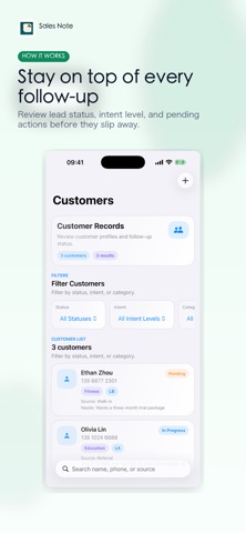 SalesNote: Customer CRM Screenshot 2 of 6
