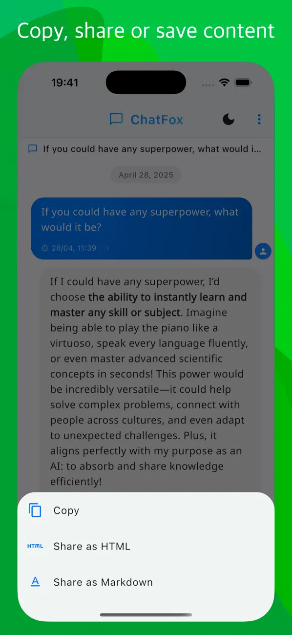 #4. ChatFox (iOS) Ved: Digital Planet (Shenzhen) Technology Co., Ltd.