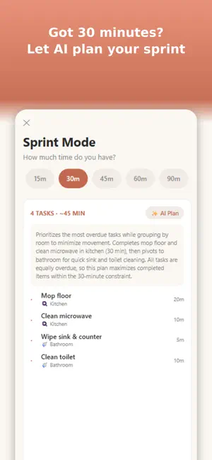 CleanHome app screenshot 3